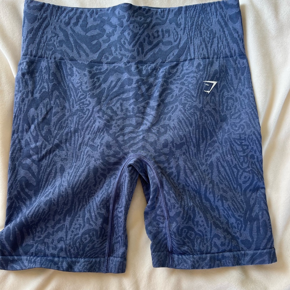 Gymshark Adapt Animal Seamless Shorts Peri Blue